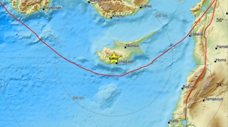 Στη Γεράσα το επίκεντρο του σεισμού (ΝΕΟΤΕΡΕΣ ΠΛΗΡΟΦΟΡΙΕΣ)