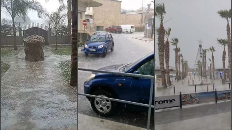 Παντού βροχές… έντονα καιρικά φαινόμενα σε όλη την Κύπρο!