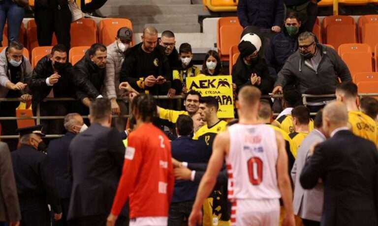 Επεισόδιο Μπαρτζώκα με οπαδούς της ΑΕΚ, δύο προσαγωγές!