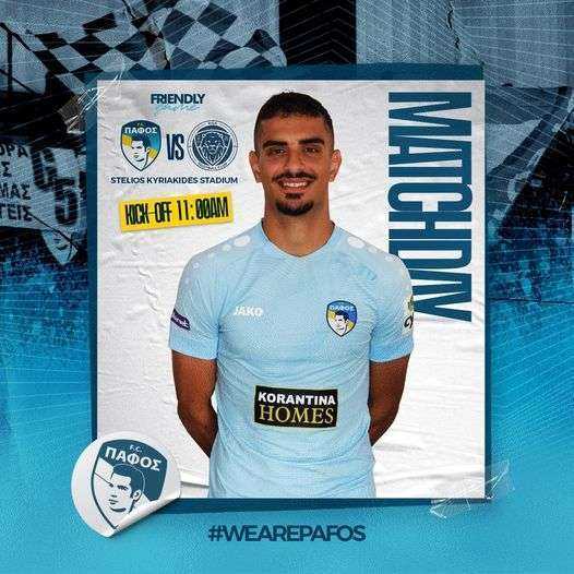 Η 11αδα της Πάφος FC στο φιλικό με Ρίγα
