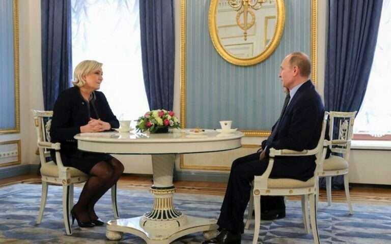 «Αδειάζει» και η Λεπέν τον Πούτιν!