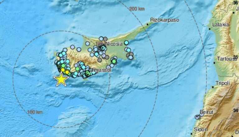Σεισμός ταρακούνησε περιοχές της Κύπρου!