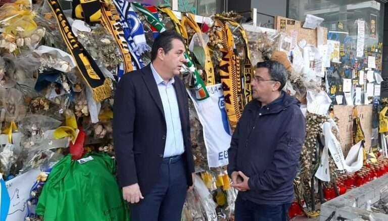 Ο Δήμαρχος Στροβόλου στο σημείο που δολοφονήθηκε ο Άλκης! (ΦΩΤΟΣ/ΒΙΝΤΕΟ)