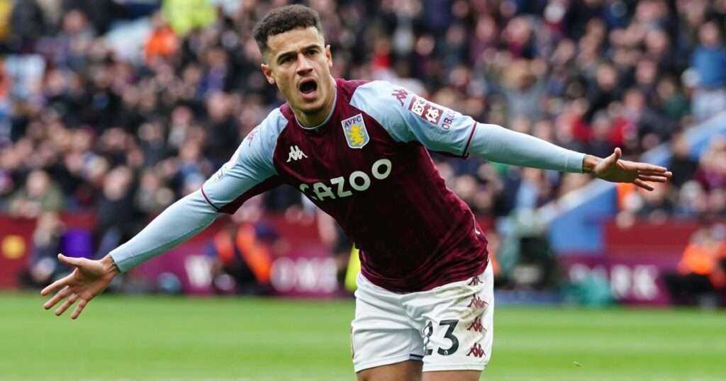 philippe-coutinho-celebrates-scoring-aston-villa-goal-against-southampton-at-home