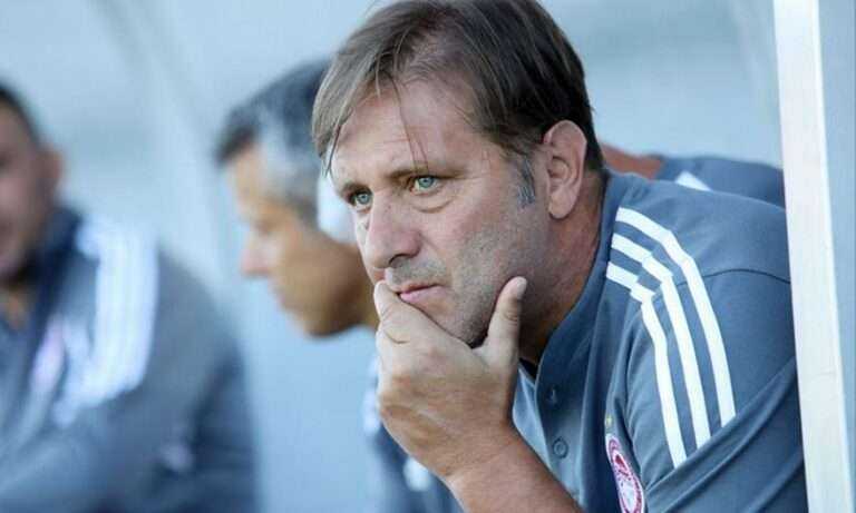 Η 11αδα του Ολυμπιακού κόντρα στην Σλάβια