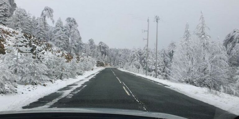 Οι δρόμοι που έχουν κλείσει λόγω χιονόπτωσης…