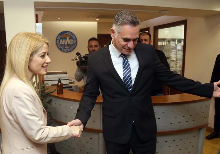 Τα είπαν σε καλό κλίμα Αννίτα και Νικόλας…