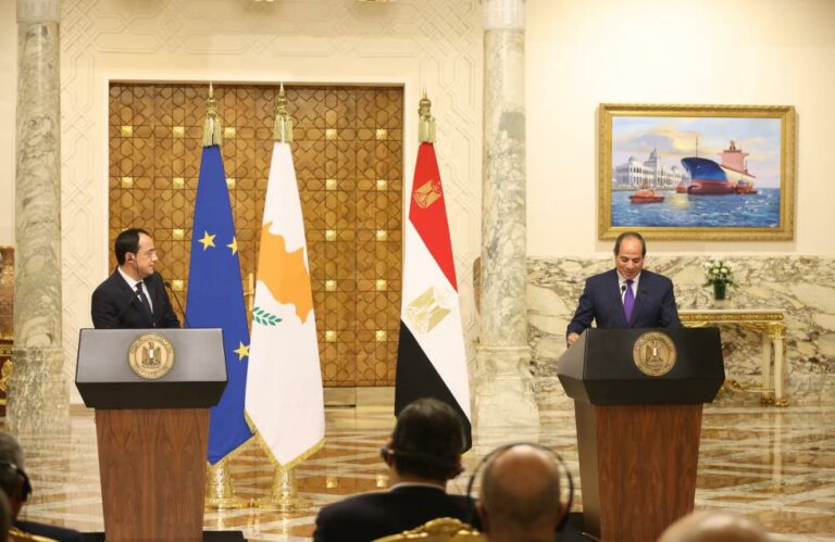 Θέματα ενέργειας στη συνάντηση Χριστοδουλίδη – Σίσι στο Κάιρο