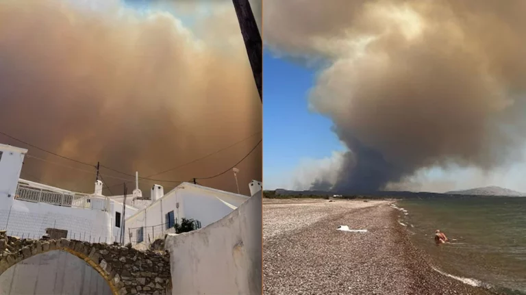 Εκτός ελέγχου η πυρκαγιά στη Ρόδο!