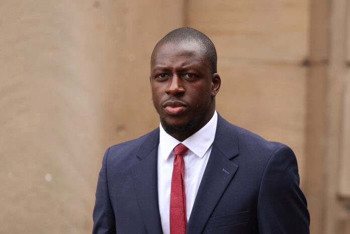 FILE PHOTO: Footballer Benjamin Mendy arrives at Chester Crown Court for his trial following allegations of rape and sexual assault