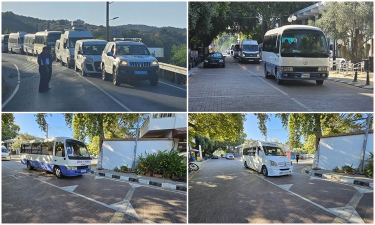 Με 40 λεωφορεία έφτασαν στα Κόκκινα οι Τ/κ, με ελικόπτερο ο Τατάρ!