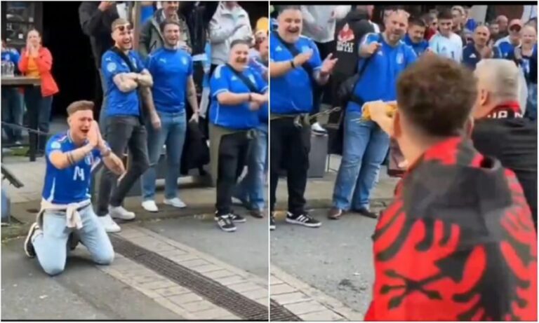 Αλβανοί σπάνε σπαγκέτι μπροστά σε Ιταλούς, εκείνοι παρακαλούν γονατιστοί να μην γίνει το «έγκλημα»! (ΒΙΝΤΕΟ)