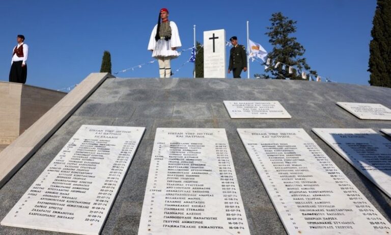 Επιμνημόσυνη δέηση για τους πεσόντες του ’74 στον Τύμβο ανήμερα της μαύρης επετείου