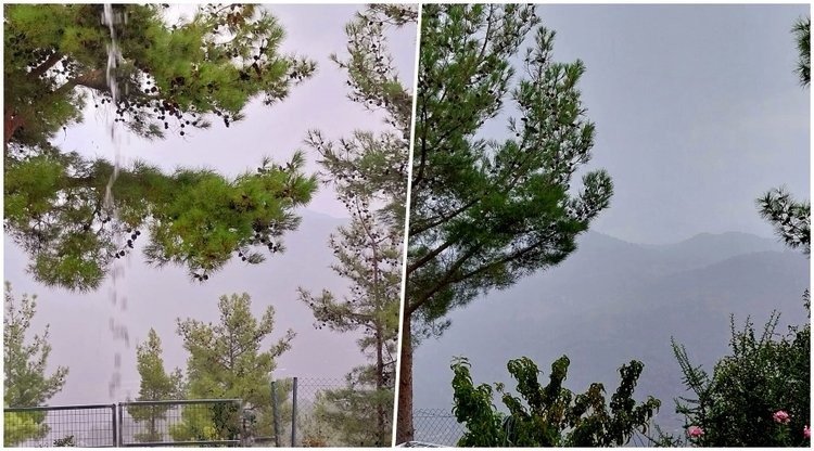Έντονες βροχοπτώσεις και καταιγίδες σε περιοχές της Κύπρου (ΒΙΝΤΕΟ)