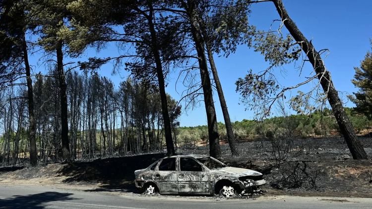 Βίντεο από ψηλά δείχνει το μέγεθος της καταστροφής από την πυρκαγιά στην Αττική